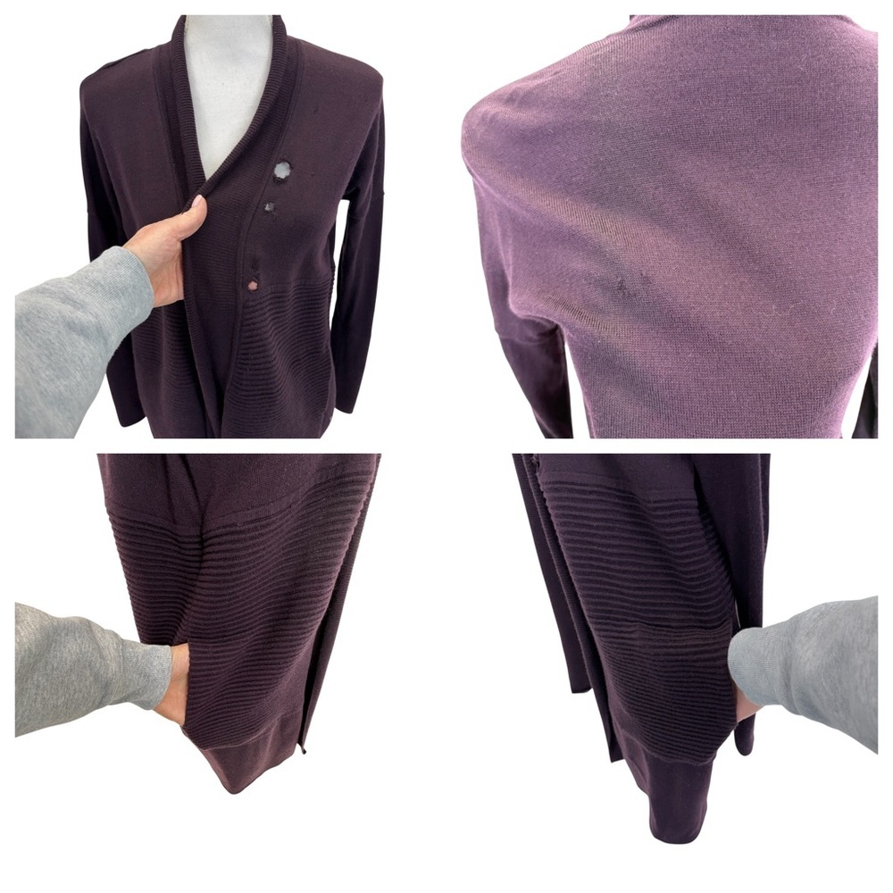 Lululemon Merino Wool Wrap 2 Heathered Plum - Picture 4 of 16